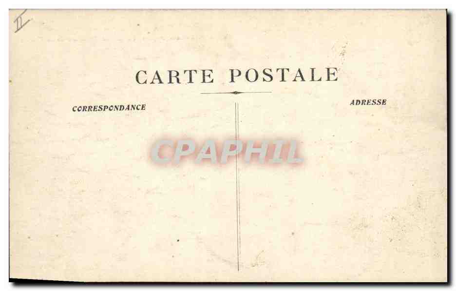 Cuirassé « PATRIE » par mauvais temps — d'après R. Dumont Duparc, Peintre du Ministère de la Marine — Reverso