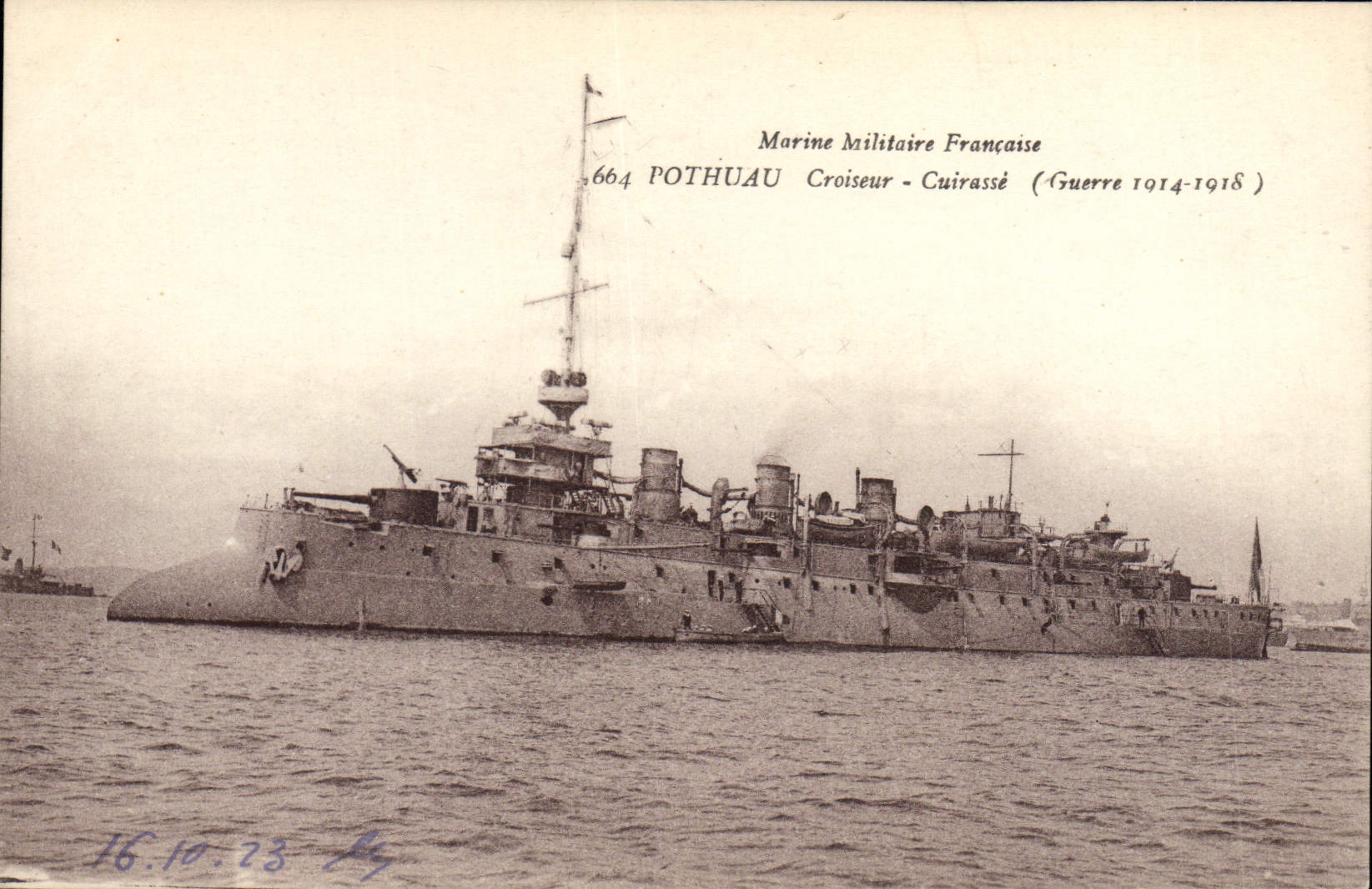 Croiseur Cuirassé Pothuau — Marine Militaire Française — Guerre 1914-1918