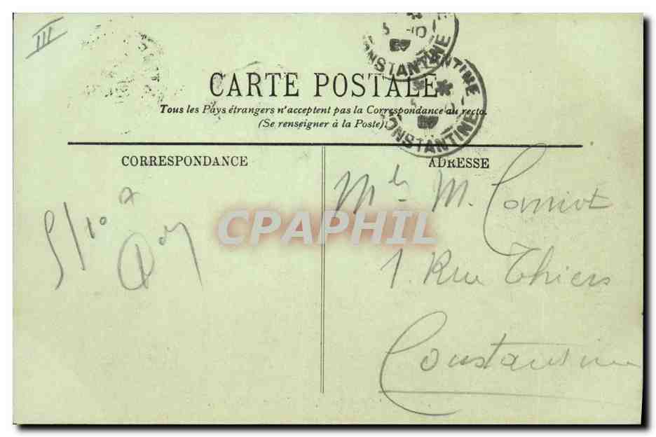 Le "Queydon", Croiseur Cuirassé — A. Bougault, n° 533 — Verso
