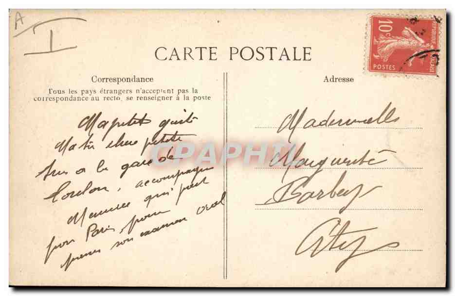 Marine Nationale — "Patrie" Cuirassé d'Escadre 14.865 tonnes — Éditeur E.P.D. n°91 — Verso