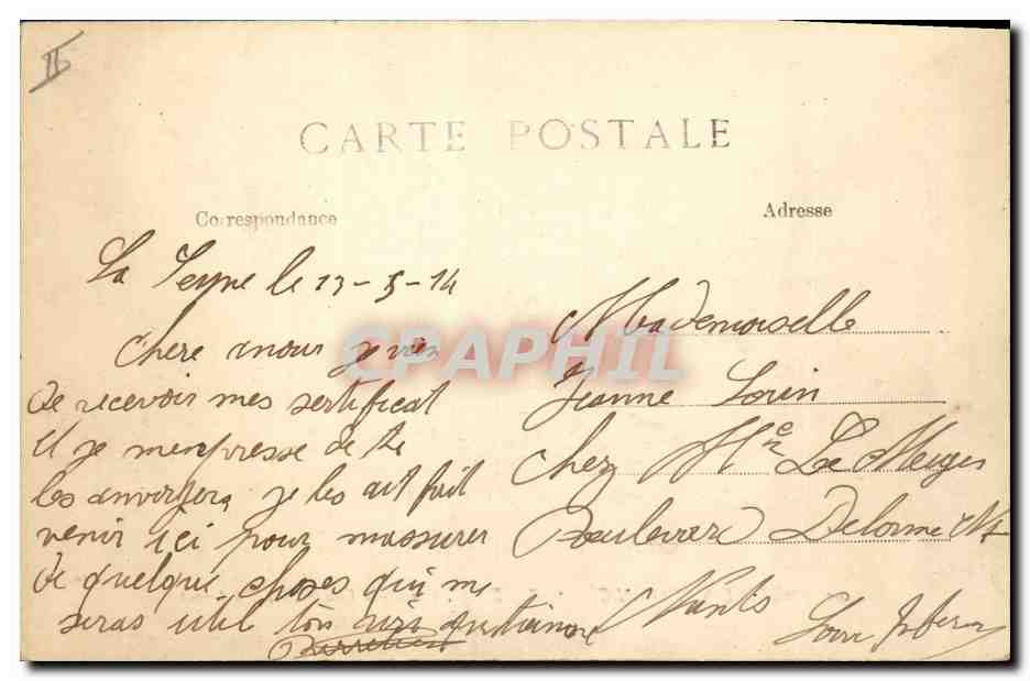 Marine Nationale — 'Patrie' — Cuirassé d'Escadre, 14.865 tonnes — B.D. éditeur — Reverso