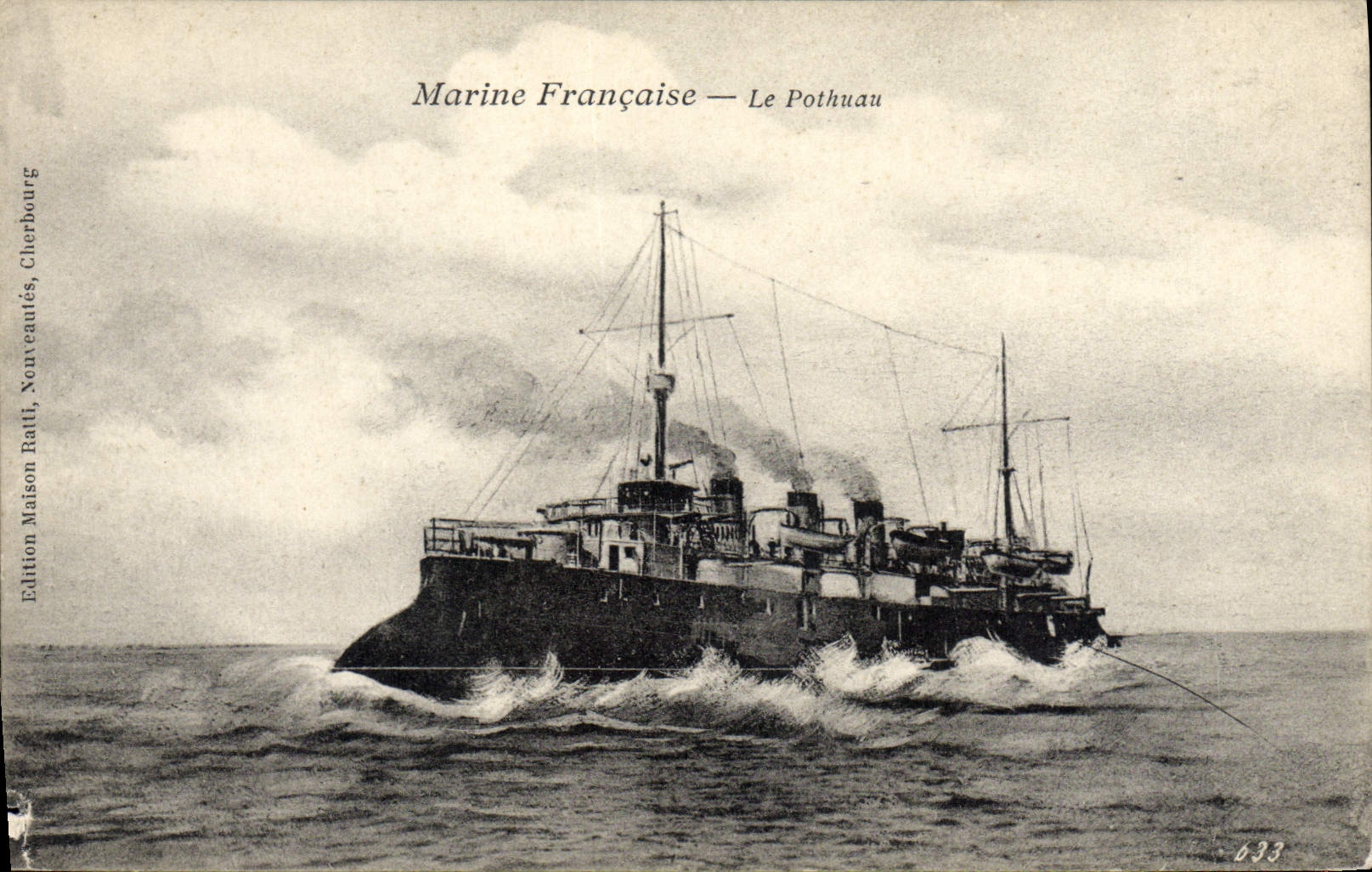 Marine Française — Le Pothuau — Édition Maison Batti, Cherbourg