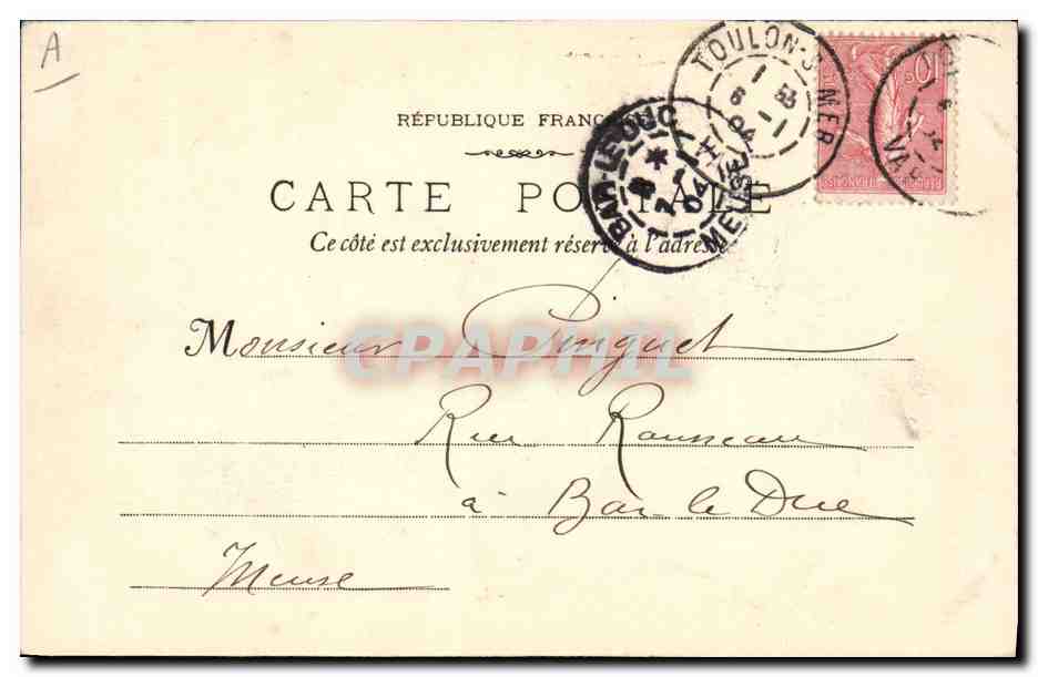 Le Pothuau — Crucero — Cliché Giraud — Reverso