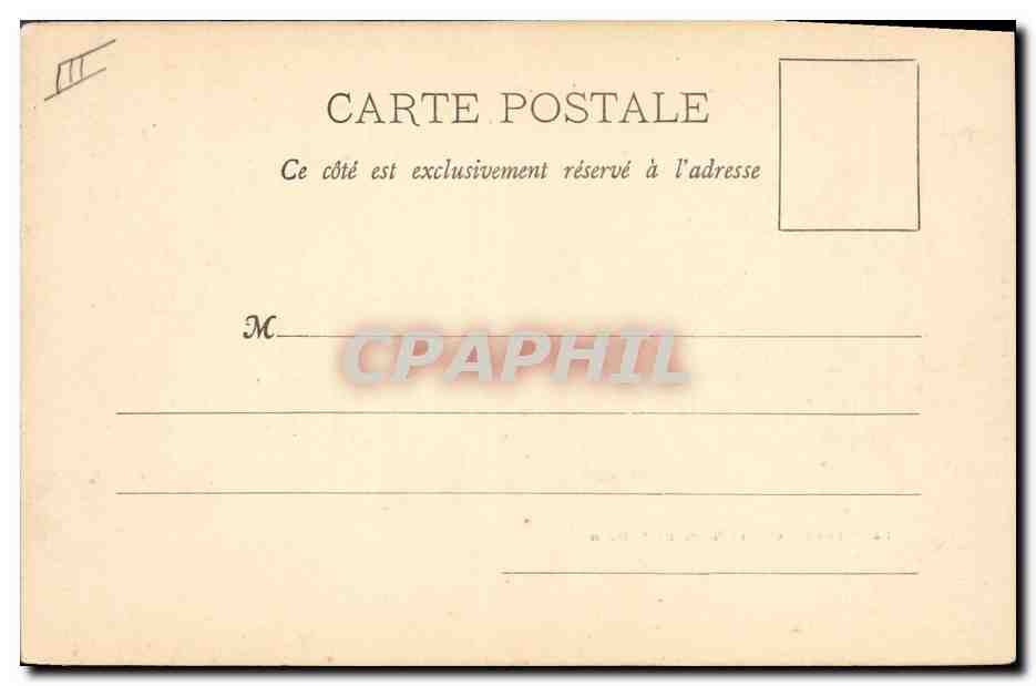 Le "Pothuau" en rade de St-Malo — Phototypie A. Bergard et Cie, Nancy — n° de série non visible — Verso