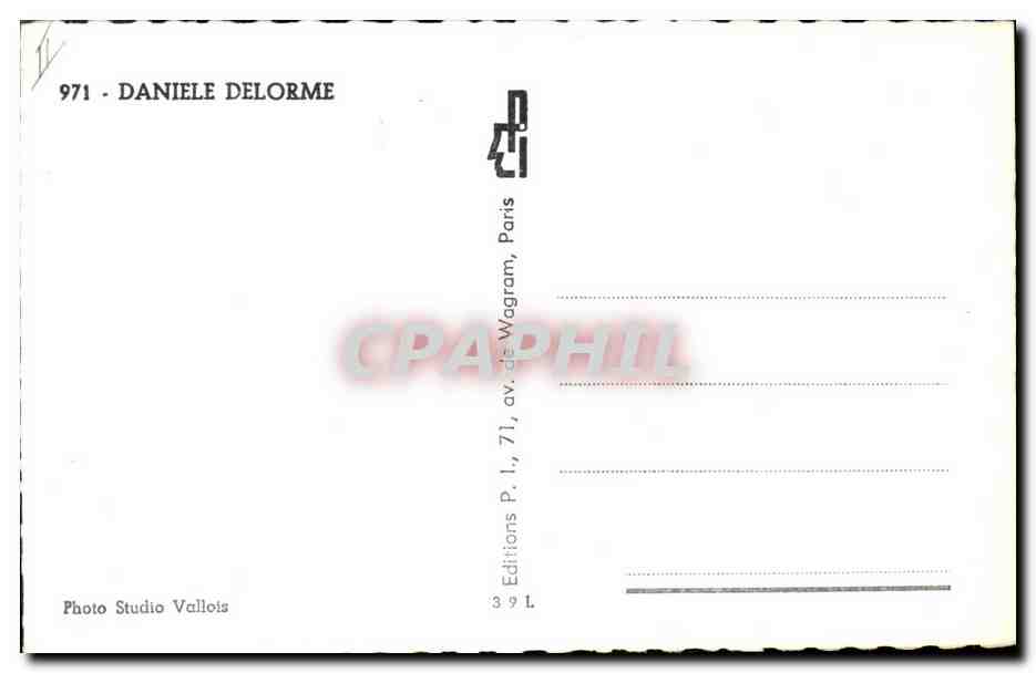 CPM Cinema Daniele Delorme  — Verso