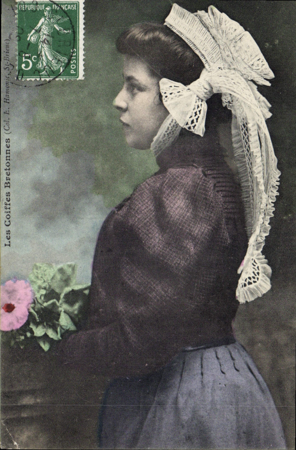 CPA Folklore Bonnet Briochin 
