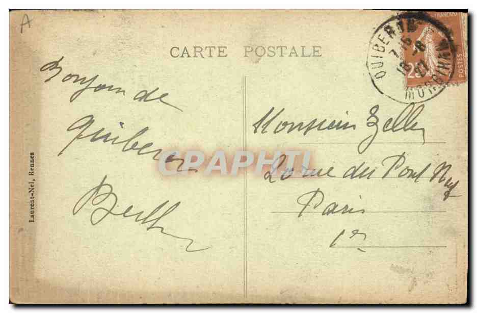 CPA Folklore Une bonne pipee Tabac Pipe  — Verso