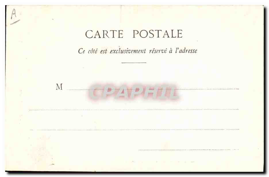 CPA Folklore Jeune femme de Scaer  — Verso