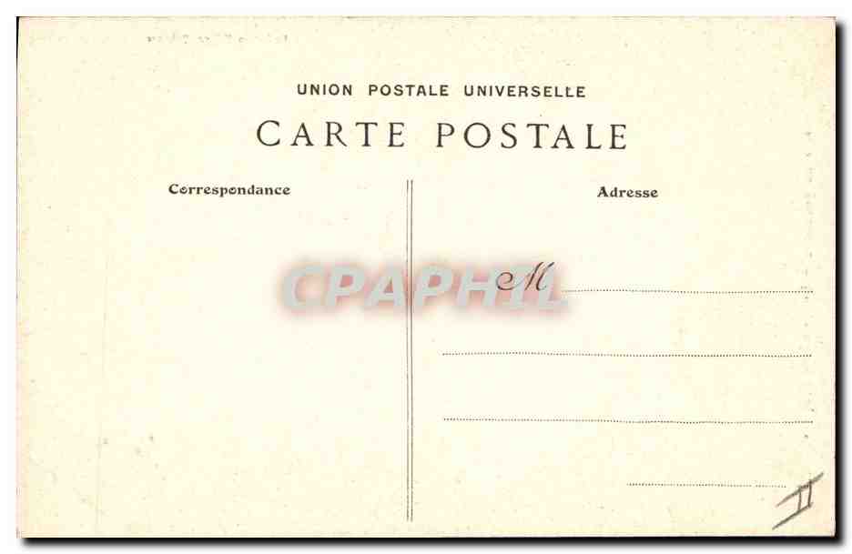 CPA Folklore Bretagne Les premieres becquees Chien Chat Enfants  — Verso