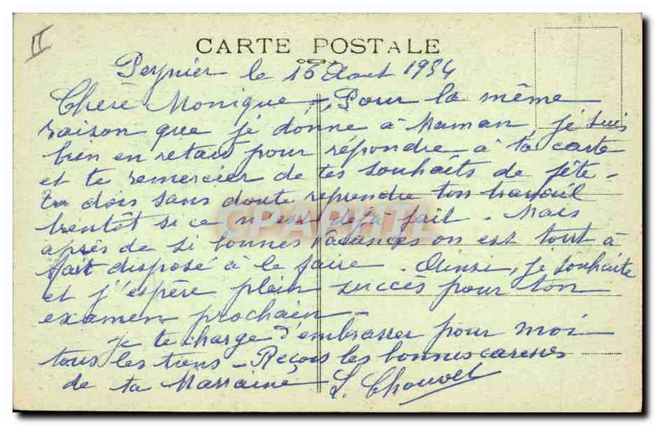 CPA Folklore Enfants de Vannes  — Verso