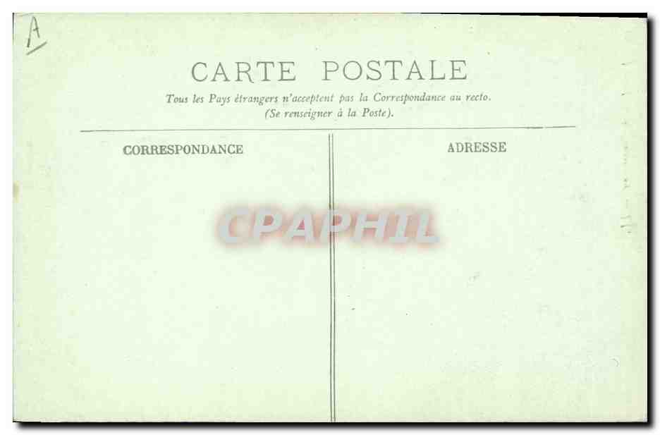 CPA Folklore Jeune fille de Concarneau  — Verso