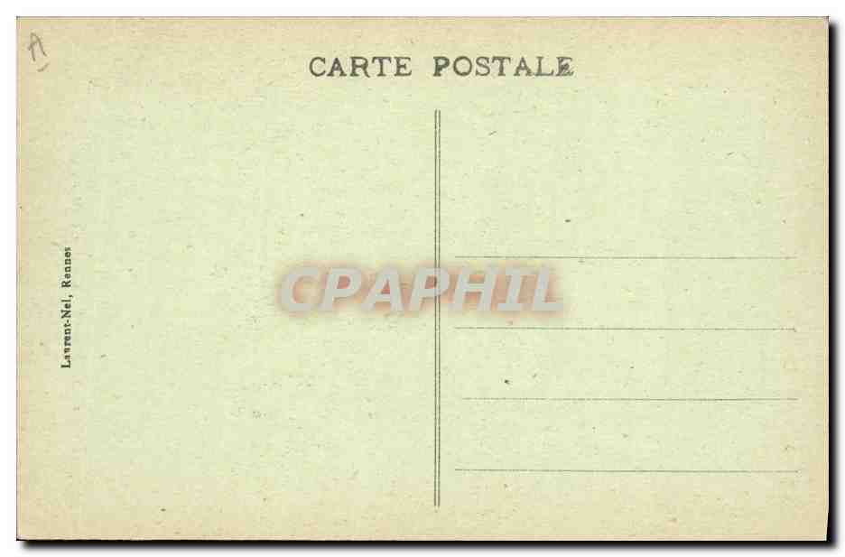 CPA Folklore Trois Bons vieux du Faouet Morbihan  — Verso
