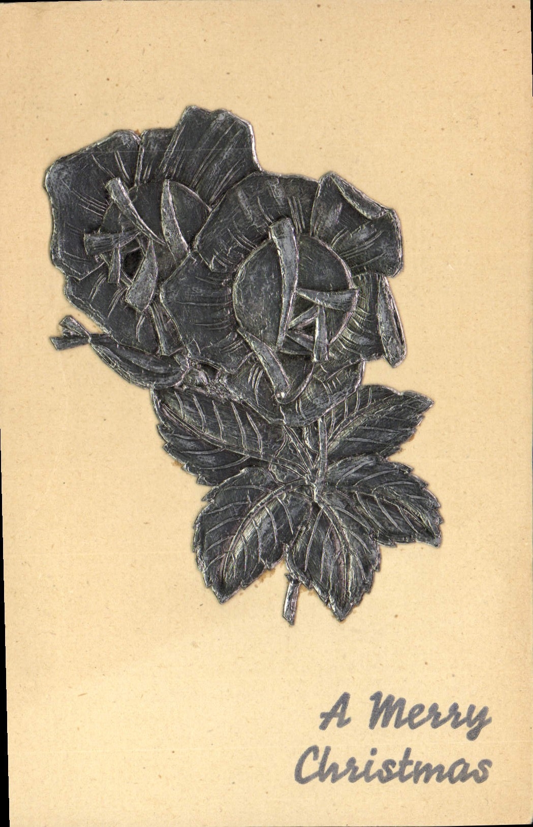 Rose — carte de Noël — éditeur inconnu