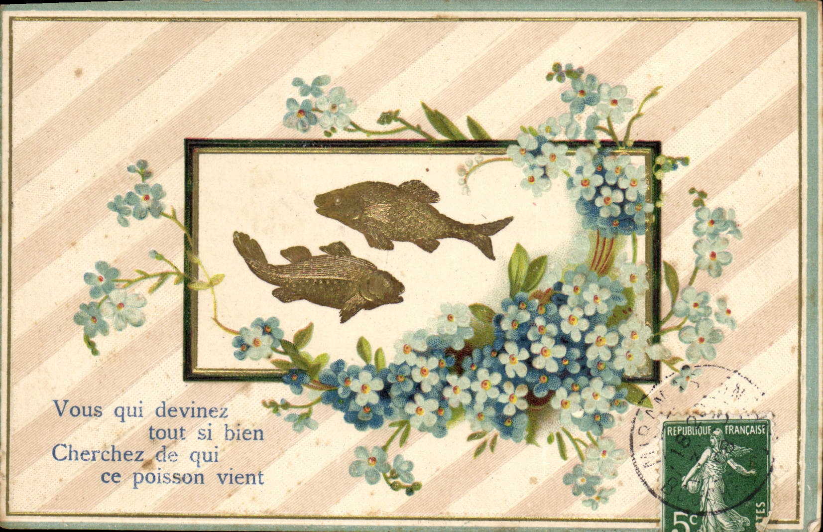 Deux poissons — jeu de devinette — éditeur inconnu