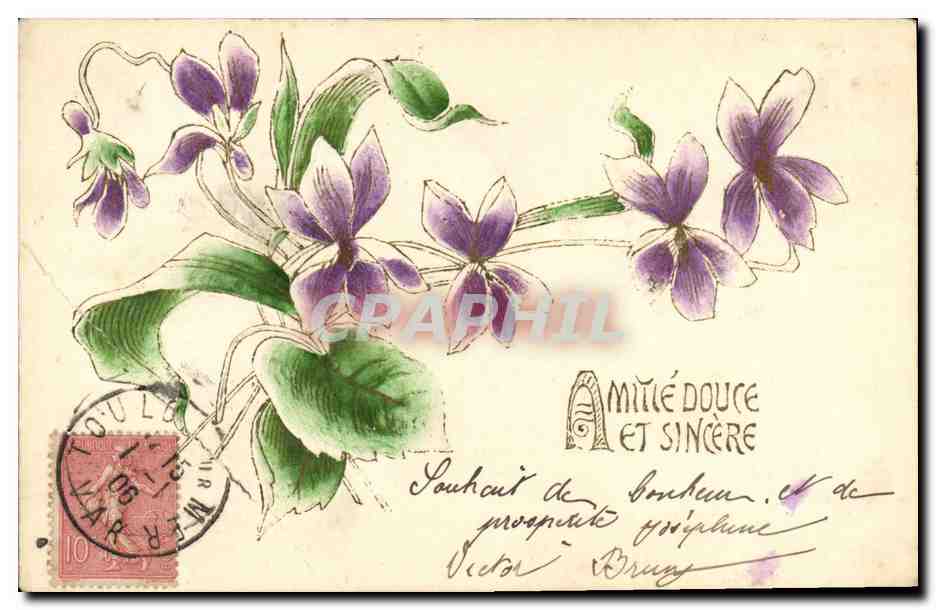 CPA Fantaisie Fleurs 