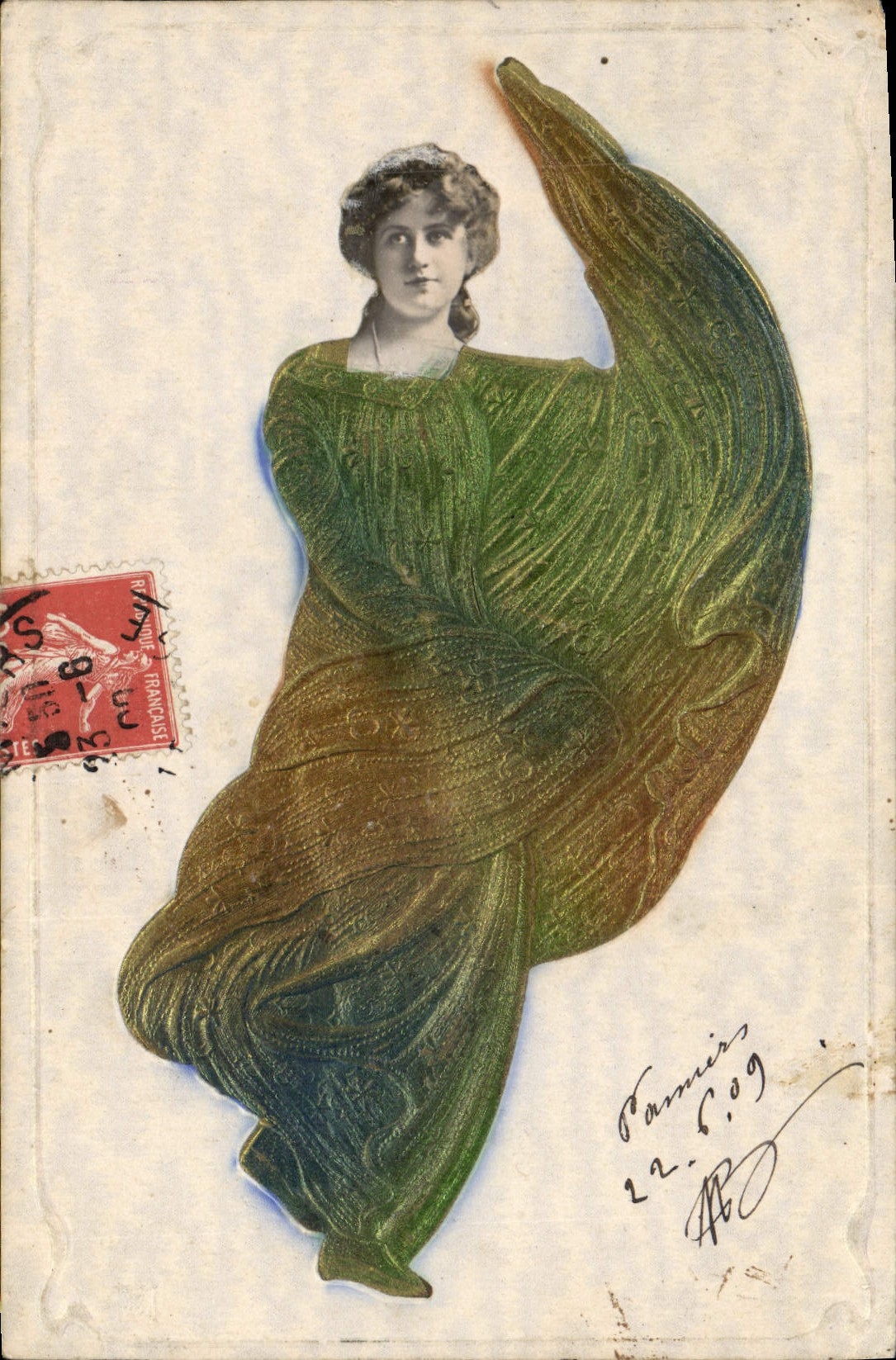 CPA Fantaisie Femme