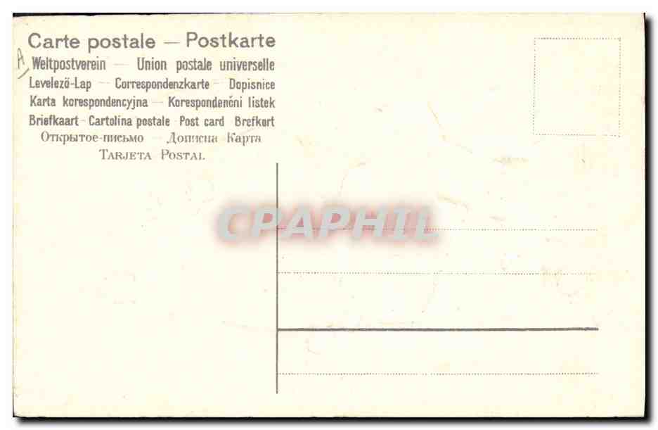 CPA Fantaisie Enfants Heureuse annee  — Rückseite