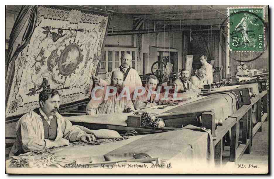Beauvais — Manufacture Nationale, Atelier D. — ND. Phot.