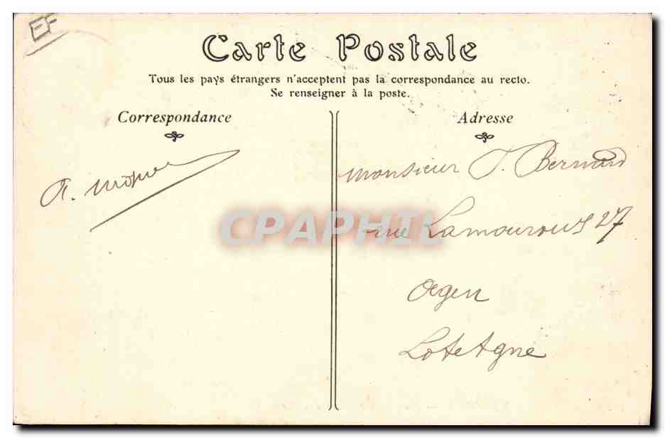 Beauvais — Manufacture Nationale, Atelier D. — ND. Phot. — Verso