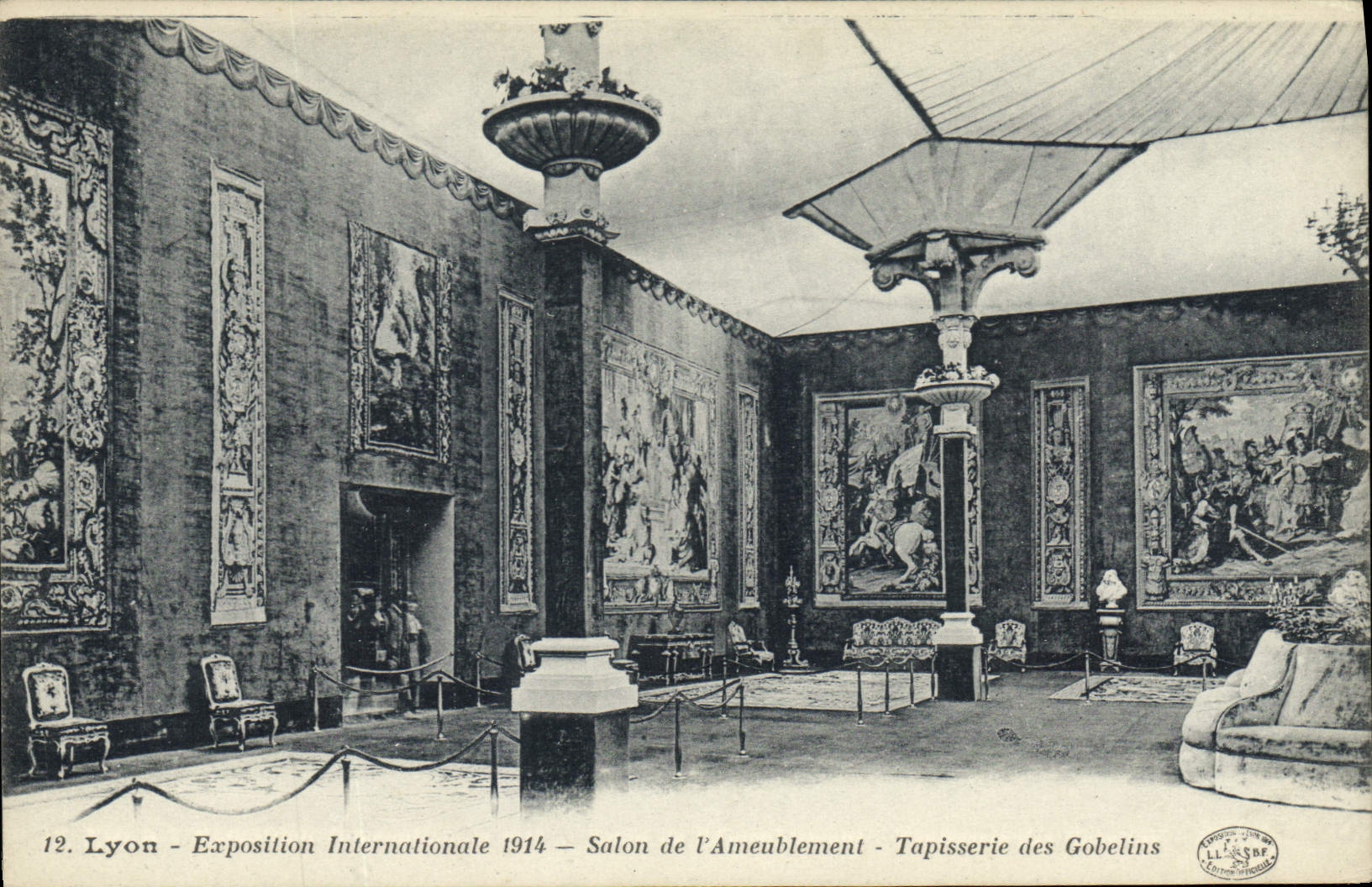 Lyon - Exposition Internationale 1914 - Salon de l'Ameublement - Tapisserie des Gobelins