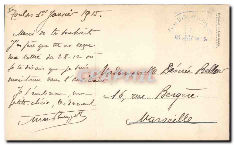 CPA Fantaisie Femme Fourrure  — Rückseite