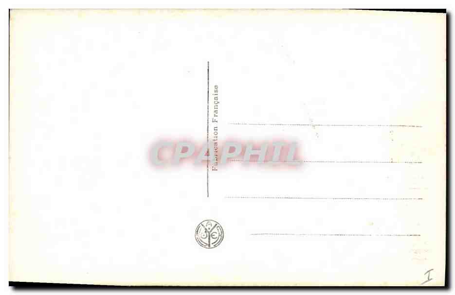 CPA Fantaisie Femme Fourrure Enfant  — Rückseite
