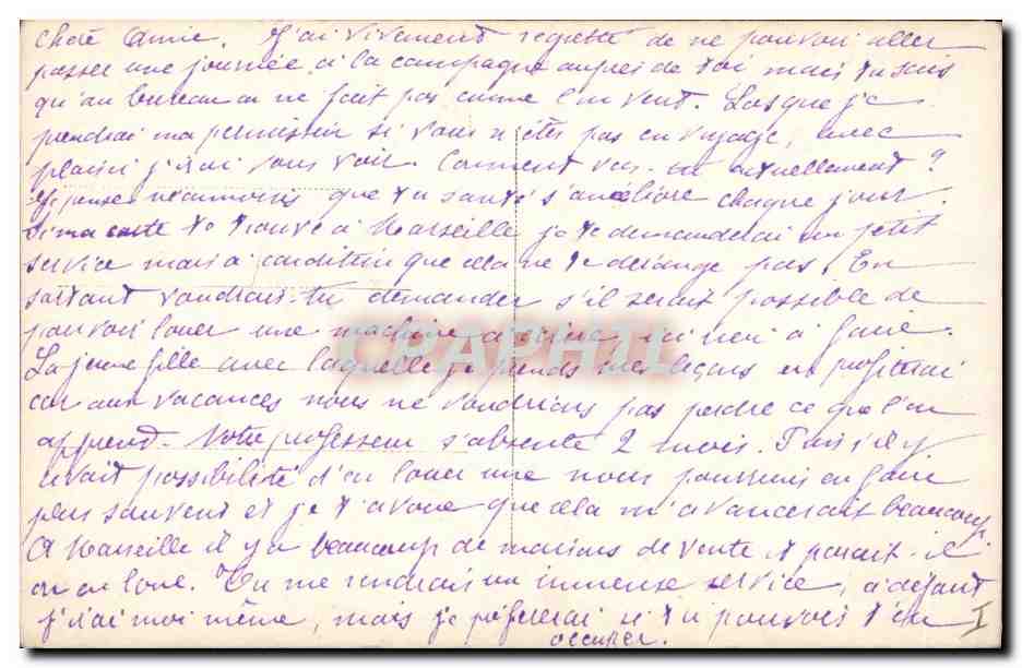 CPA Fantaisie Femme Fourrure  — Rückseite