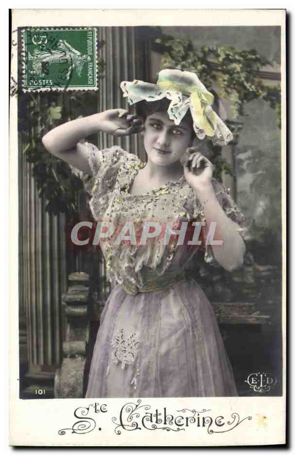 CPA Fantaisie Femme 