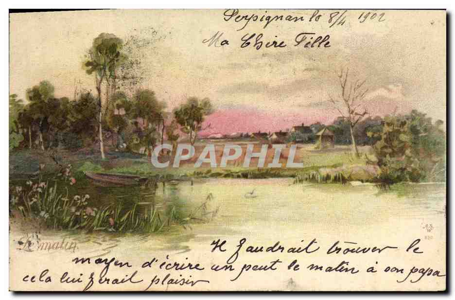CPA Fantaisie Illustrateur Paysage 