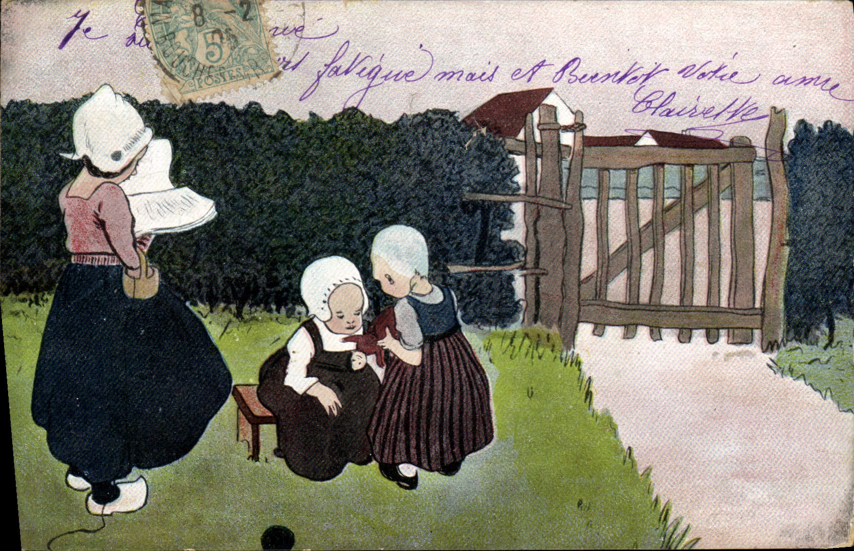 CPA Fantaisie Illustrateur Enfants 
