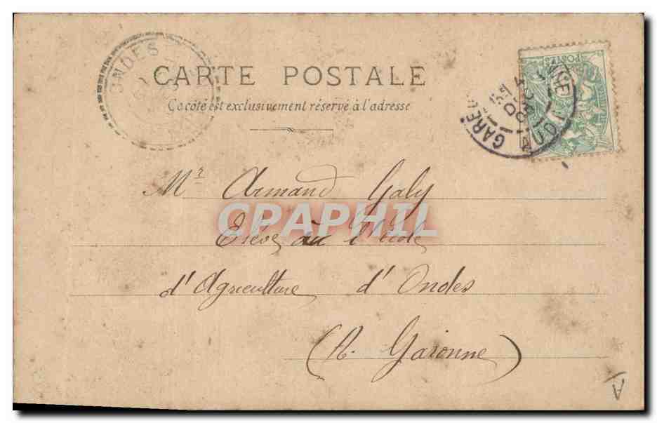 Cicéron consul à Proficiacamera — 2e série, S.I.P. N°12 — H. Houssaye, Paris — Verso