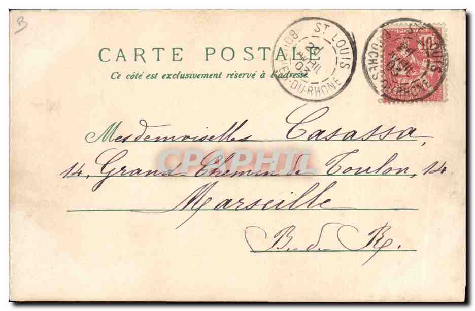 CPA Pierre Corneille  — Verso