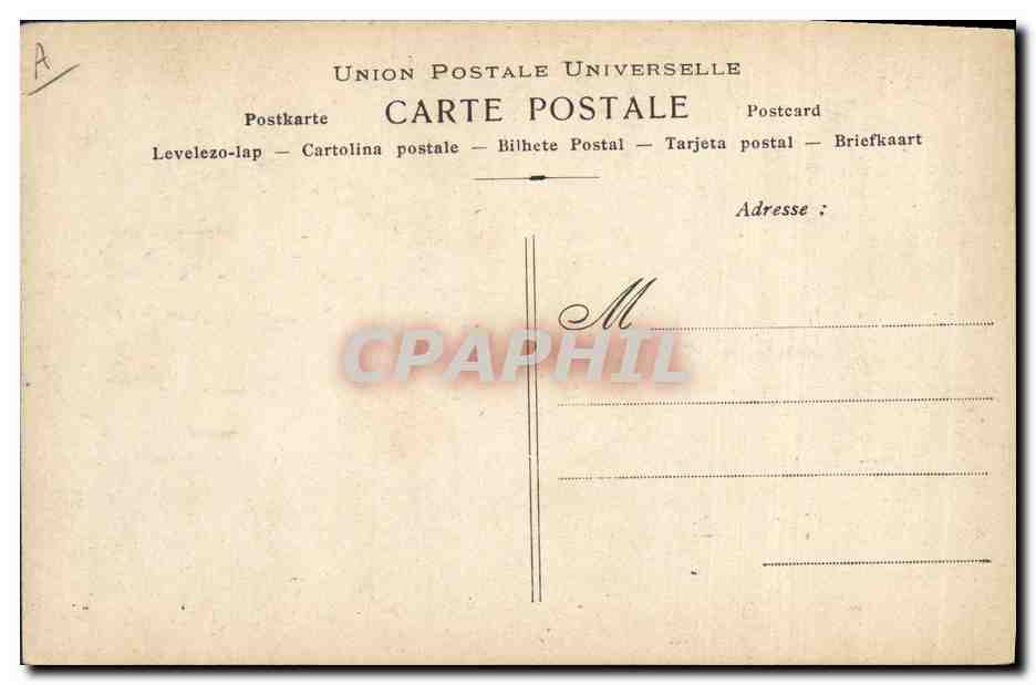 Portrait d'un homme à moustache — Collection artistique du VIN DESILES — éditeur COURTELINE — Reverso