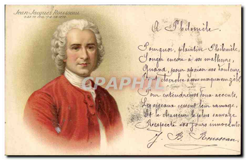 CPA Jean Jacques Rousseau 