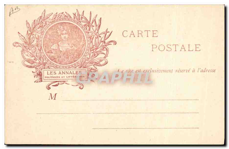 CPA Paul Bourget  — Verso