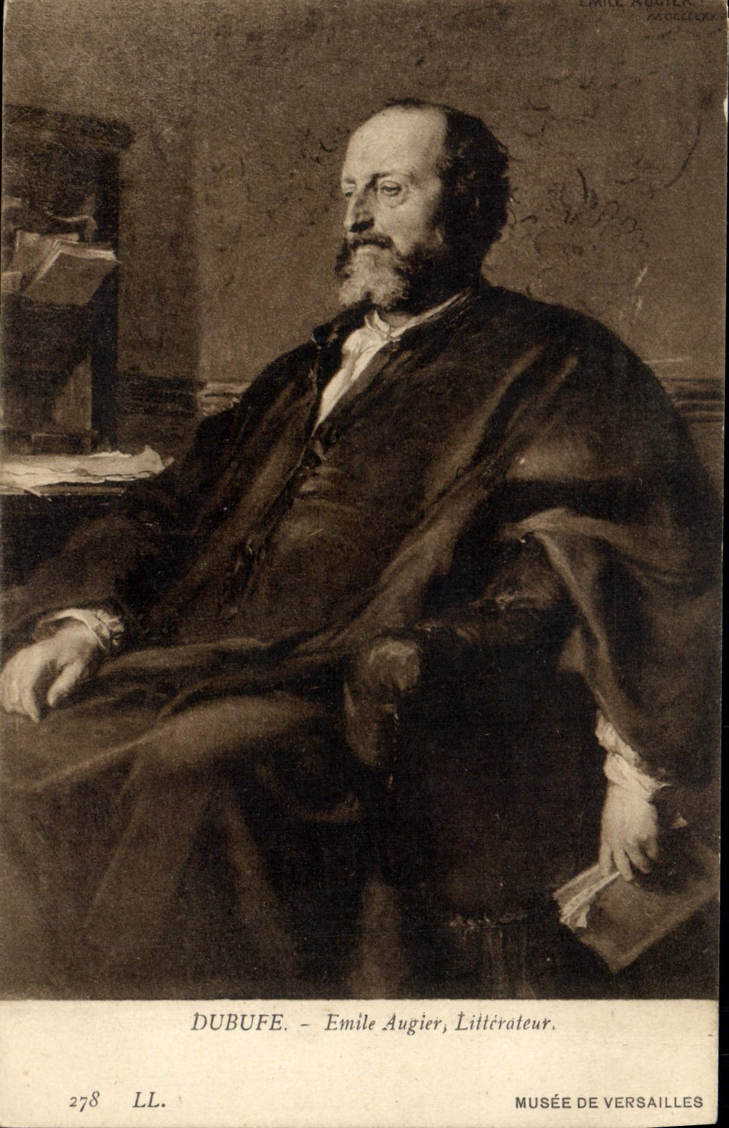 CPA Dubuffe Emile Augier Litterateur Musee de Versailles 