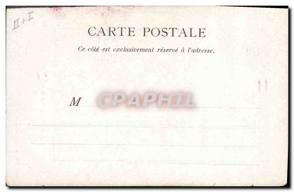 CPA Jean de la Fontaine  — Verso