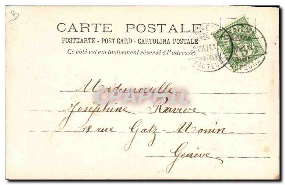 CPA Polaire  — Verso