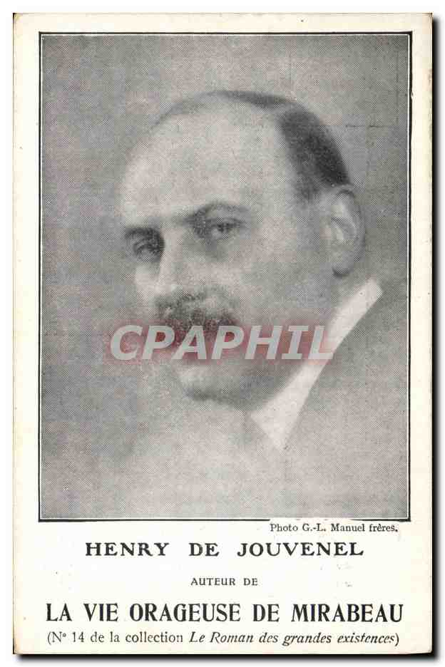 CPA Henry de Jouvenel La vie orageuse de Mirabeau 