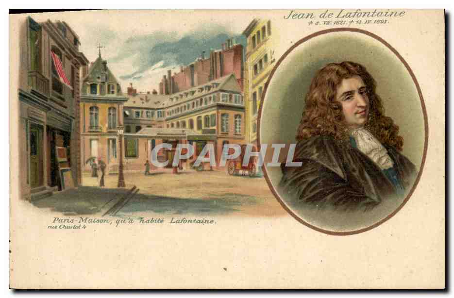 CPA Jean de Lafontaine Paris 