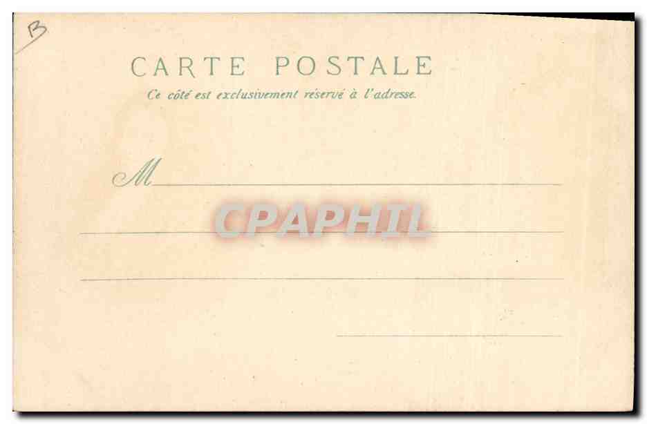 CPA Jean de Lafontaine Paris  — Verso