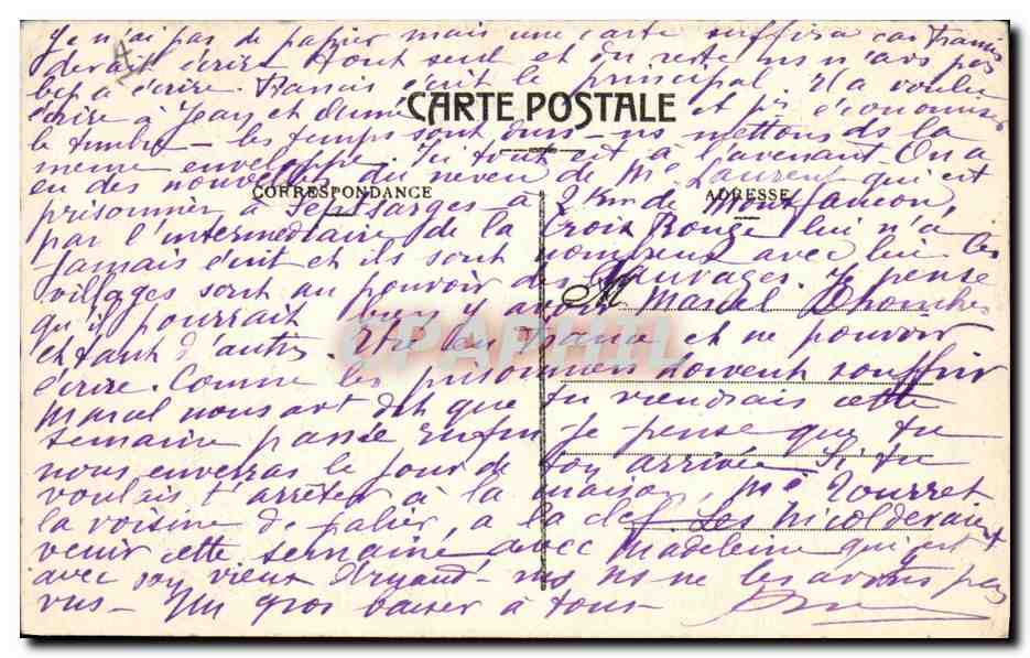 Turpin — Inventeur de formidables explosifs qu'il a offerts à la France — Tiegé, Montpellier — Verso