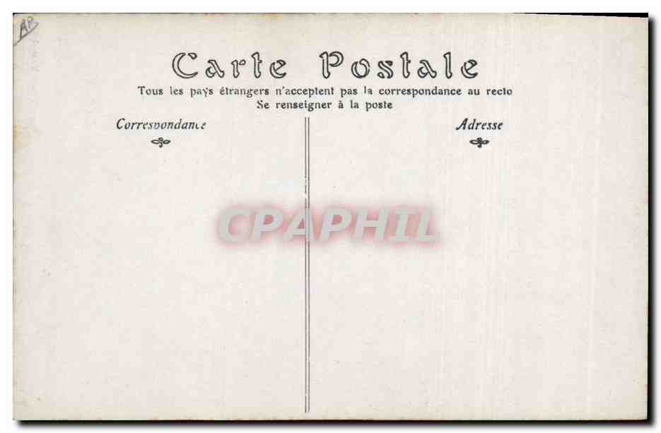 CPA Brule  — Verso