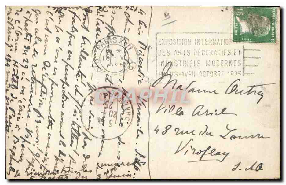 CPA Pianiste Marie Panthes Piano  — Verso