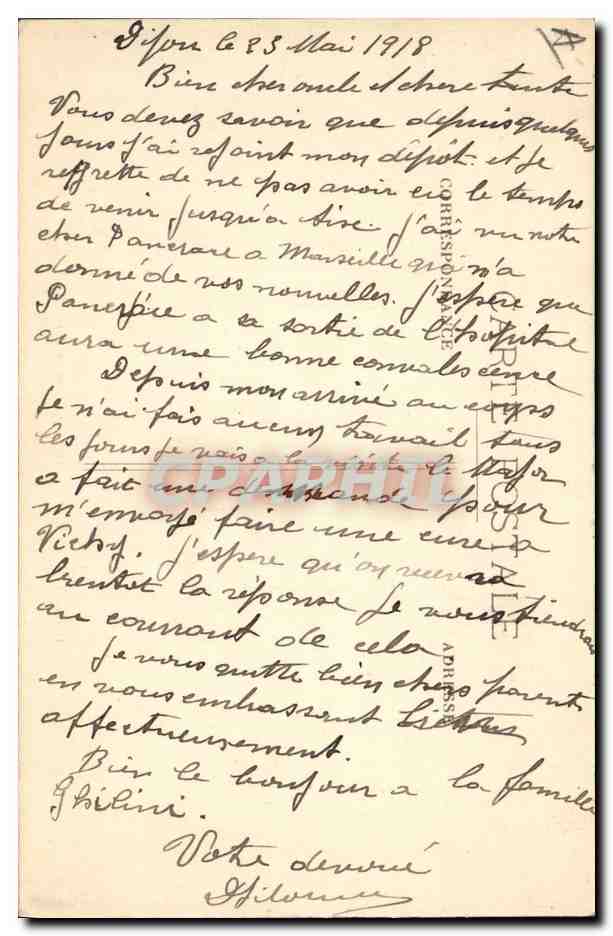 CPA Cheval Equitation Hippisme Dijon Quartier Heudelet Interieur du grand manege — Verso