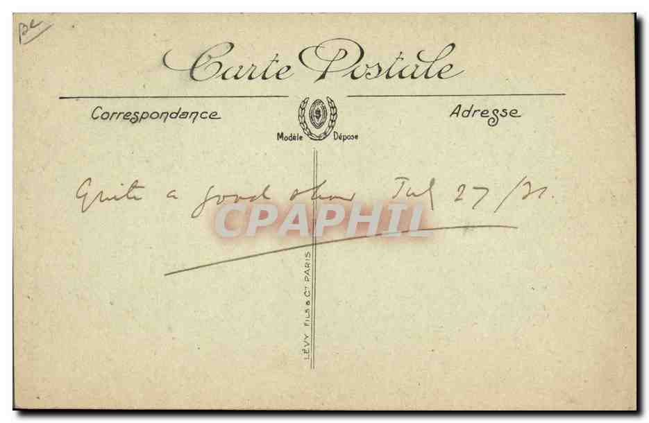 Le Touquet-Paris Plage — El Concurso Ecuestre — LL. — Reverso