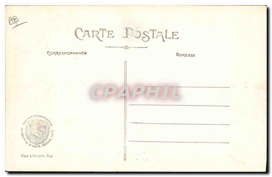 Concours hippique franco-britannique derrière le front — La Guerre dans le Nord — Éditeur : CPAPHIL, n° 57 — Verso
