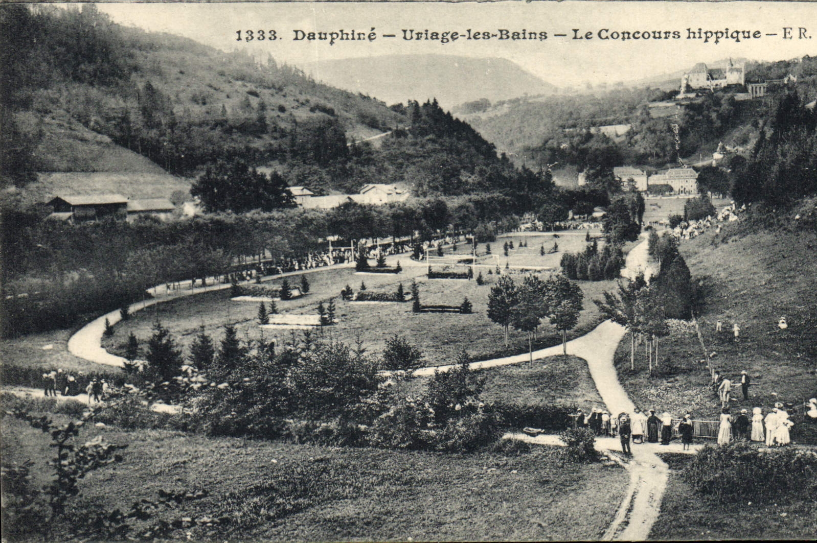 Uriage-les-Bains — Le Concours hippique — E.R.