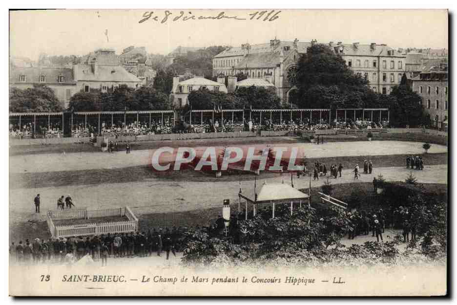 Saint-Brieuc — Le Champ de Mars pendant le Concours Hippique — LL. n°78