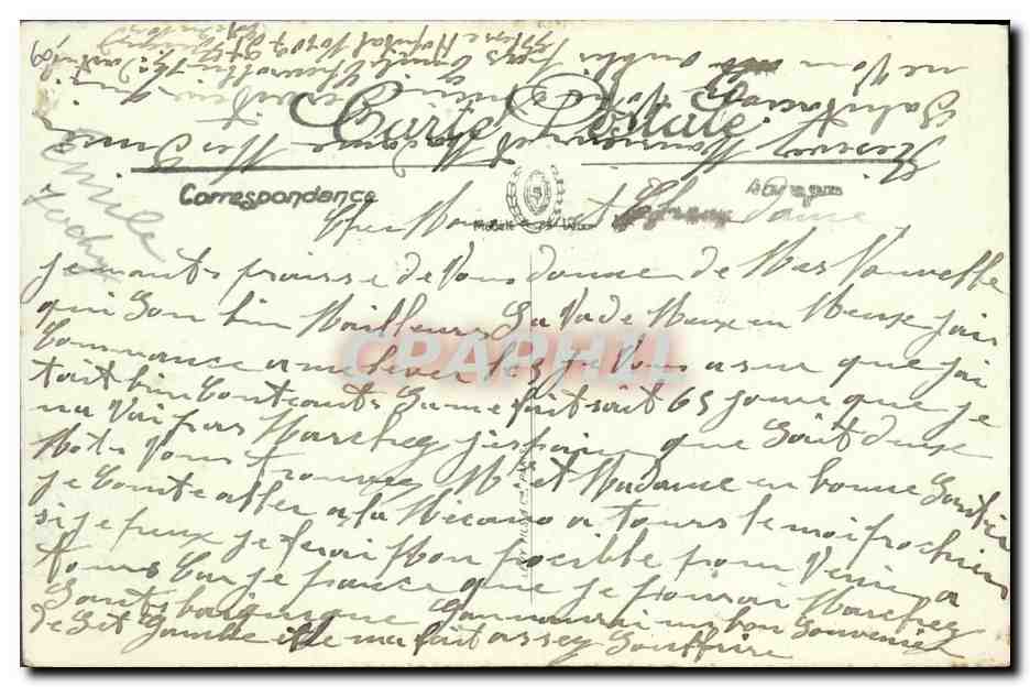 Saint-Brieuc — Le Champ de Mars pendant le Concours Hippique — LL. n°78 — Verso